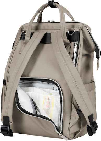 Kikka Boo Diaper Bag Siena Beige 41x32x41cm.