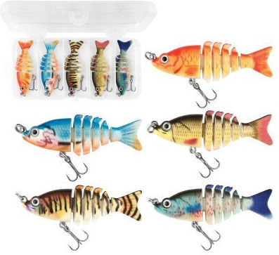 Mehrteilige Spulen im Kasten 5er Set 6 cm 6 g