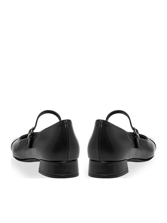 Pantofi cu toc cu Curea Negre