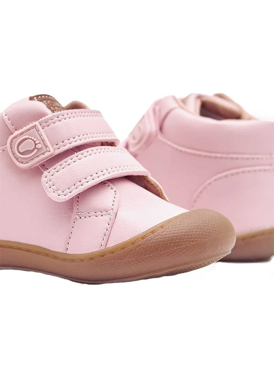 Conguitos Kids Leather Anatomic Boots Pink