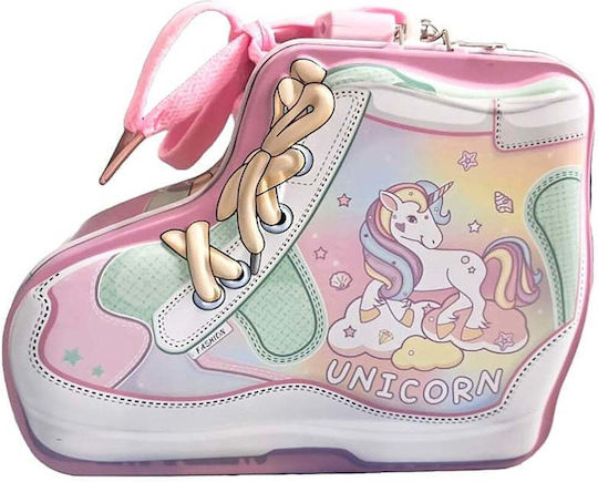 Pușculiță pentru copii în formă de pantof sport Dino Unicorn cu lacăt 12x15x6cm Albastru Roz Pușculiță pentru copii în formă de pantof sport Dino Unicorn cu lacăt 12x15x6cm Albastru Roz