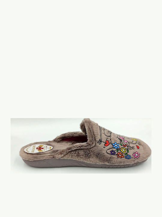 Winter Women's Slippers Brown