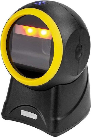 Cablu USB Scanner Coduri de Bare 1D 2D QR Omnidirecțional Negru-Galben