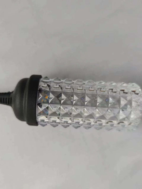 Ghirlandă de iluminat exterior 10 becuri LED IP44 lumină alb cald lungime 10m