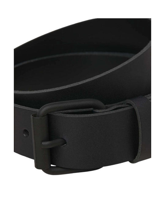 Jack & Jones Men's Leather Belt Black