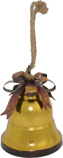 Due esse Christmas Metal Figure Bell Gold Bell Gold Height 28cm