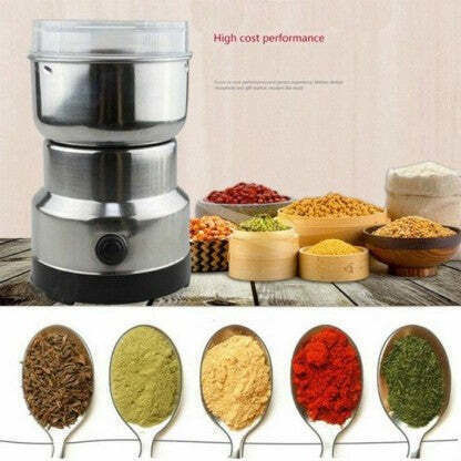 Râșniță electrică pentru cafea și alte alimente, putere 200W, capacitate 50g, argintiu