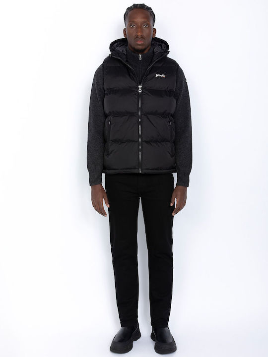 Fără mâneci Jachetă Puffer Negru
