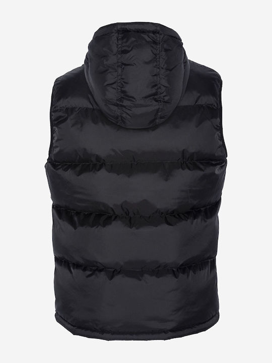 Fără mâneci Jachetă Puffer Negru