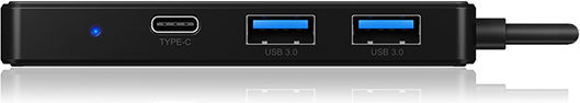 Icy Box USB Hub 3 Ports USB 2.0 with USB-A Connection