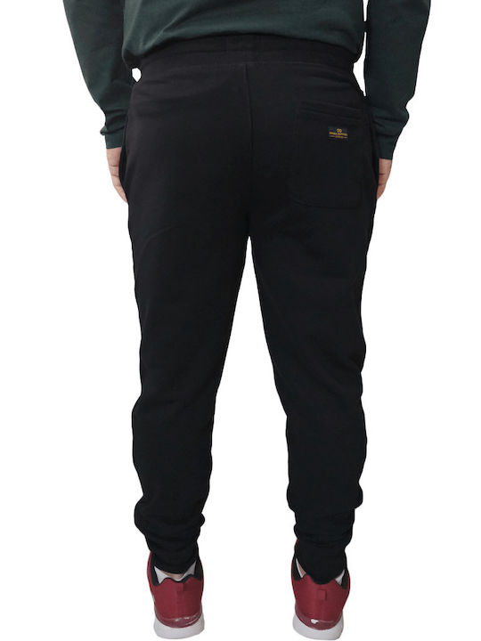 Double Sweatpants with Elastic Black