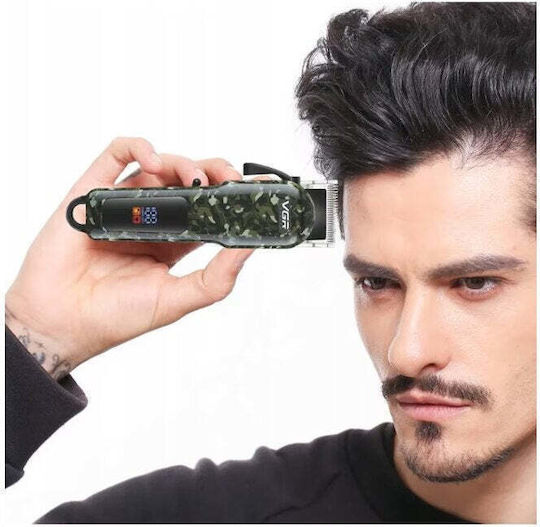 VGR Επαναφορτιζόμενη Κουρευτική Μηχανή Camo VL-655