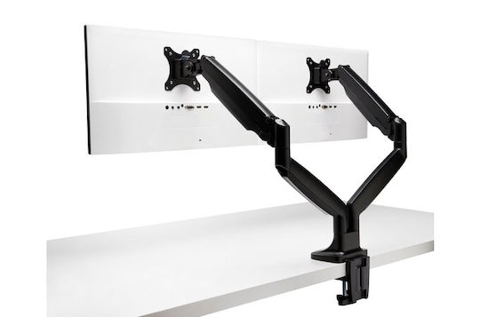 Kensington SmartFit One-Touch Βάση Γραφείου για 2 Οθόνες έως 34" με Βραχίονα