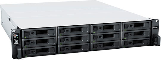 Synology RackStation RS2423RP+ NAS Rack με 12 θέσεις για HDD/SSD και 2 θύρες Ethernet