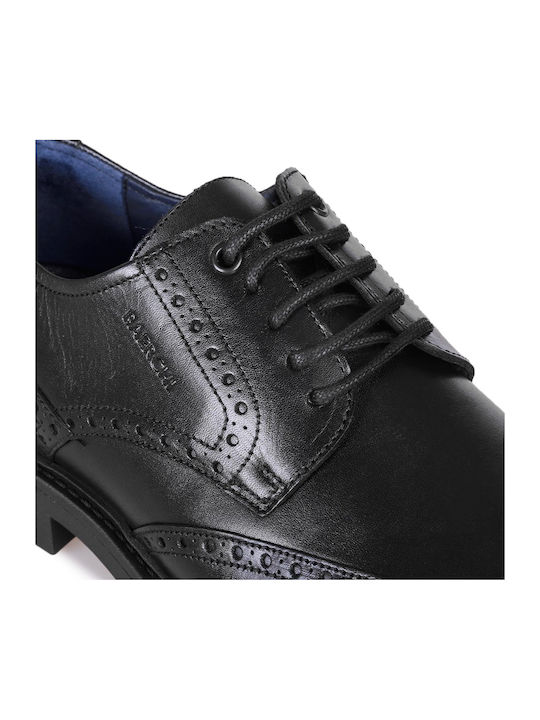 Baerchi Men's Oxfords Black