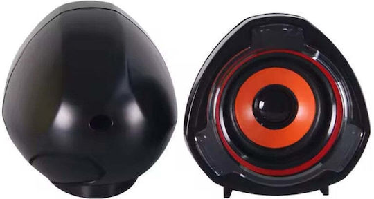 Set de 2 boxe PC Q 87 2 X 5W Negru Portocaliu