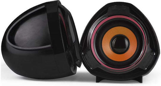 Set de 2 boxe PC Q 87 2 X 5W Negru Portocaliu