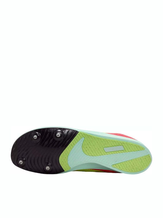 Nike Rival Distance Sport Shoes Spikes Bright Crimson / Barely Volt / Lime Blast / Washed Coral