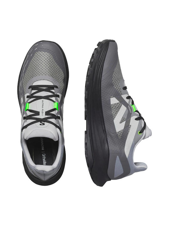 Ultra Flow Sport Shoes Trail Running Gray Waterproof with Gore-Tex Membrane