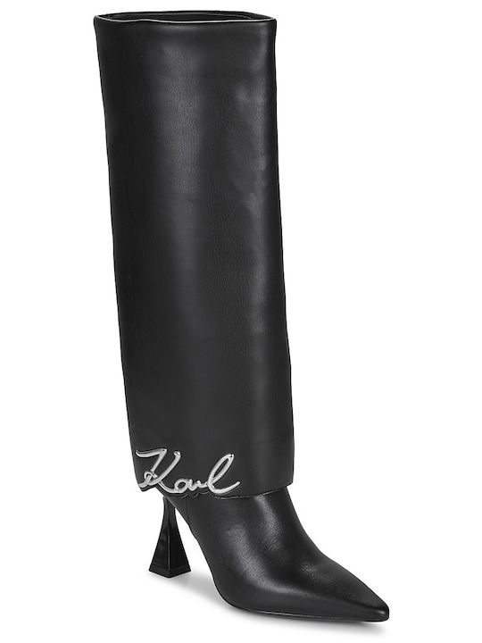 Karl Lagerfeld City Boots Debut II Faltbarer Hoher Stiefel Karl Lagerfeld City Boots Debut II Faltbarer Hoher Stiefel
