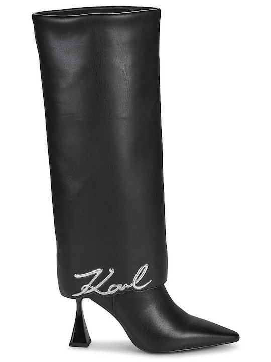 Karl Lagerfeld City Boots Debut II Faltbarer Hoher Stiefel