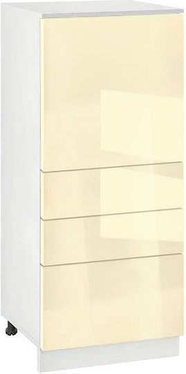 Νο 600k Επιδαπέδιο Ντουλάπι Εκρού 60x58x143.8εκ. Νο 600k Επιδαπέδιο Ντουλάπι Εκρού 60x58x143.8εκ.