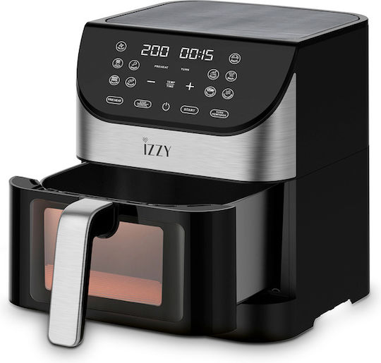 Izzy Air Fryer 6lt Μαύρο IZ-8217