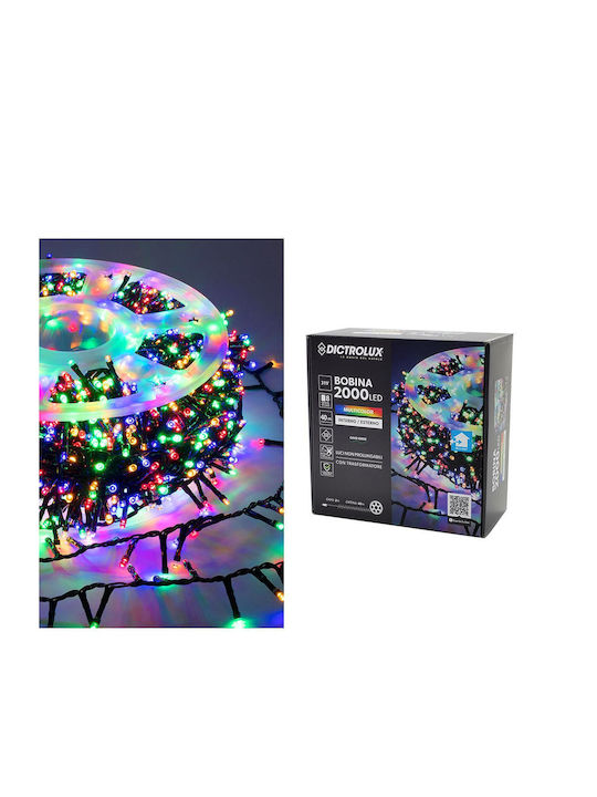 2000 Λαμπάκια LED 42μ. Ψυχρό Λευκό σε Σειρά 2000 Λαμπάκια LED 42μ. Ψυχρό Λευκό σε Σειρά