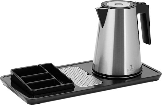 Hotel Welcome Set Electric Kettle Tray 1.2 L 1800 W Silver