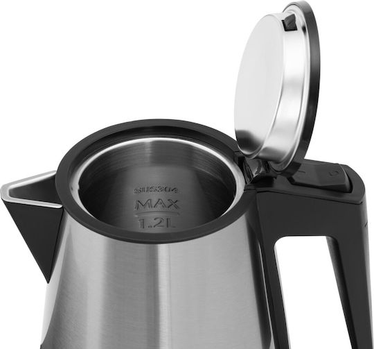 Hotel Welcome Set Electric Kettle Tray 1.2 L 1800 W Silver