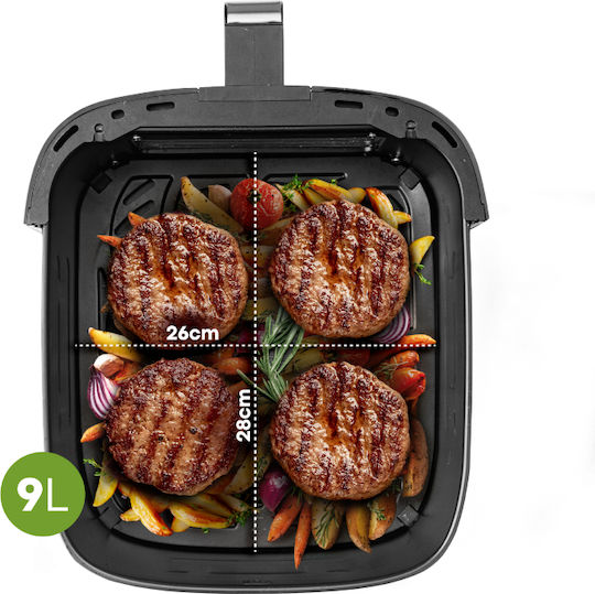 Izzy Air Fryer 9lt Silver IZ-8227