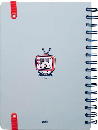 Line Friends Ημερήσιο Planner Σπιράλ 14.8x21εκ.