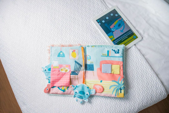Miniland Activity Book Monster Tellings made of Fabric for 12++ Months