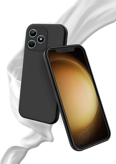 Back Cover Σιλικόνης Μαύρο (Realme Note 50)