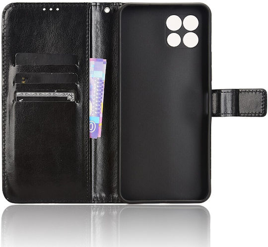 Brieftasche Synthetisches Leder / Kunststoff / Silikon Schwarz (T Phone 2 5G)
