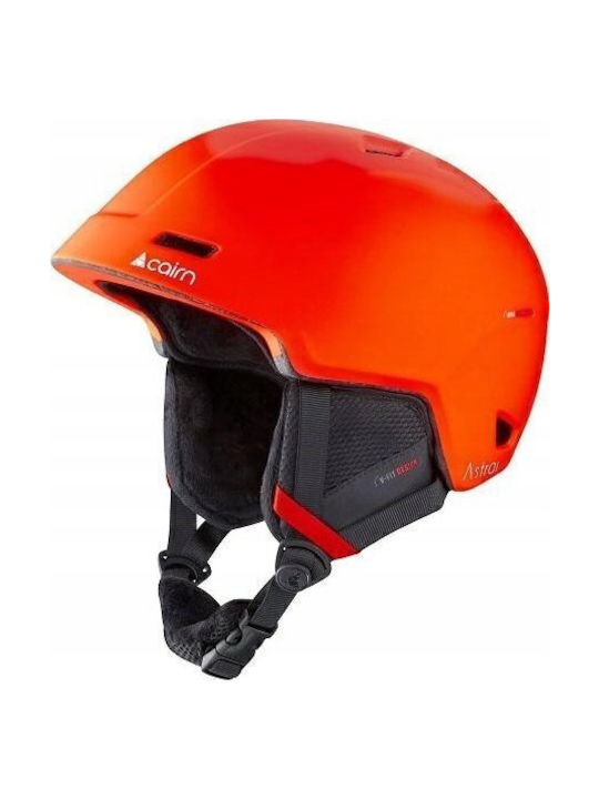 Cairn Astral Fire Ανδρικό Κράνος για Σκι & Snowboard σε Πορτοκαλί Χρώμα
