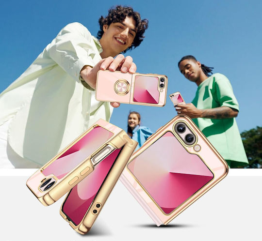 Θήκη Samsung Galaxy Z Flip6 5g Electro Ring Ροζ