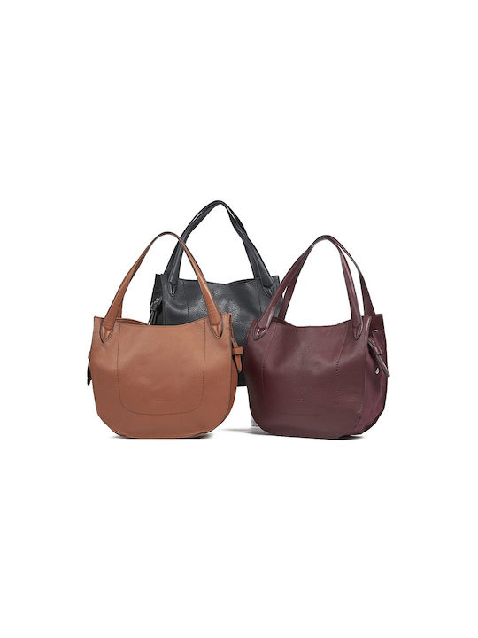 Verde Women's Bag Shoulder Burgundy