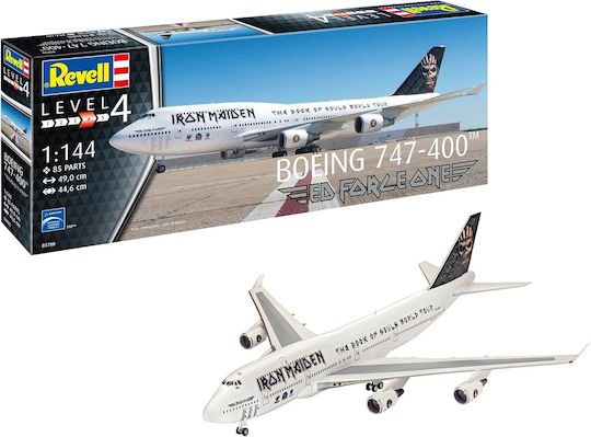 Revell Metal Modeling Figure Airplane White in Scale 1:144 378x14x14cm.