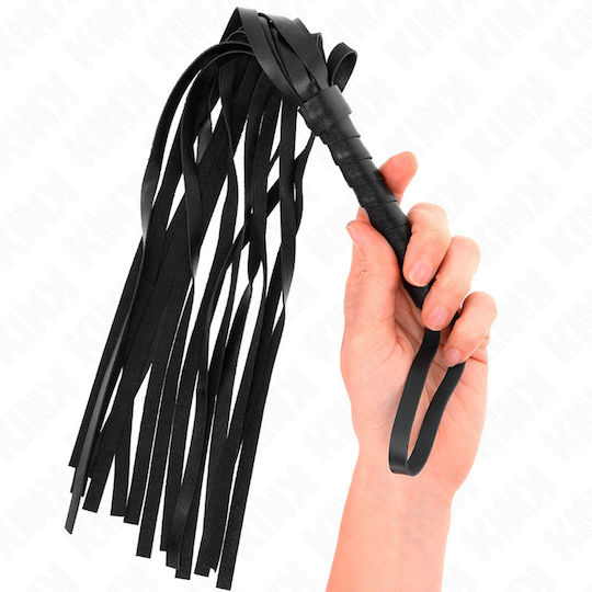 Kink Μαστίγιο σε Μαύρο Χρώμα