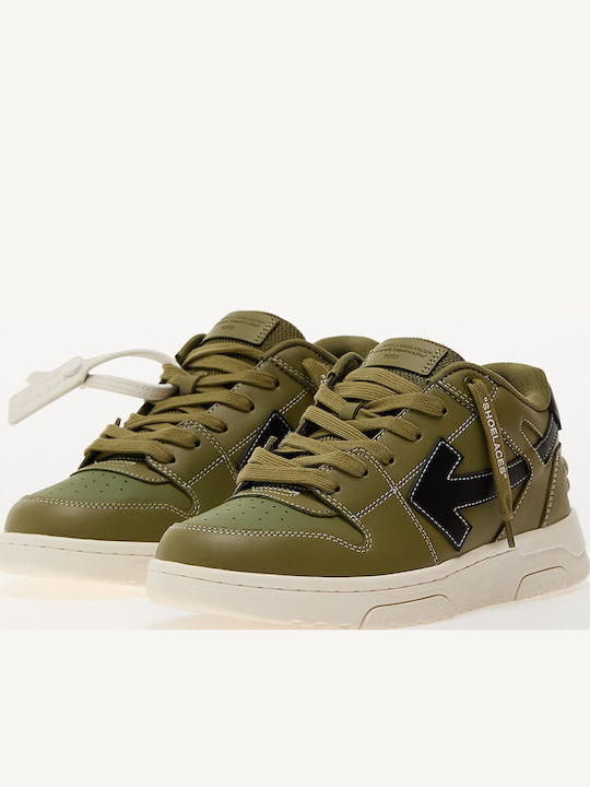 Herren Sneakers Olive Green - Black