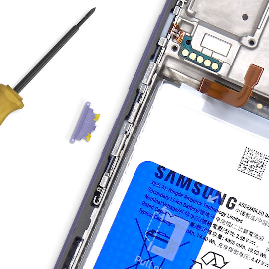 Samsung Power Button Samsung Galaxy A54 A34 Original Lavender