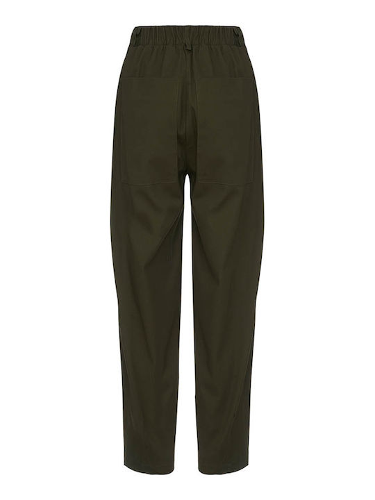 Moutaki Damen Stoff Hose Olive