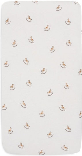 Jollein Baby Sheet Crib Flannel Fitted Nostalgic Ride 75x140cm