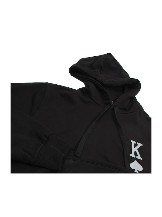 Sweatshirt with Hood Black