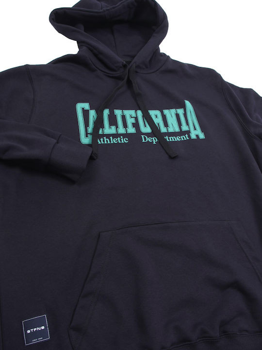 Sweatshirt with Hood Blue