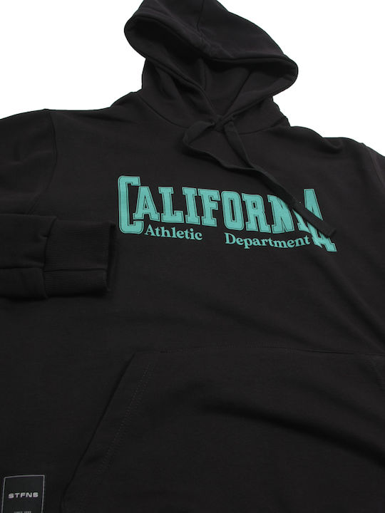 Sweatshirt with Hood Black