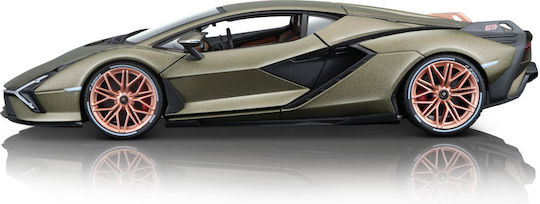 Bburago Кола 1:18 Lamborghini Sian FKP 37 - Зелен за 3++ Години (Различни дизайни) 1 бр