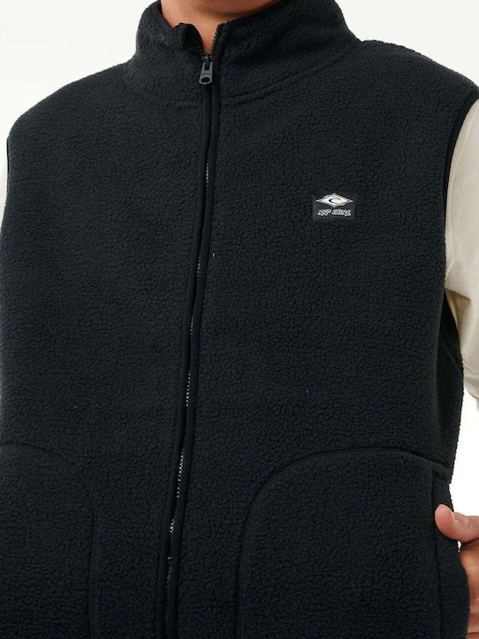 Ärmellos Jacke Schwarz