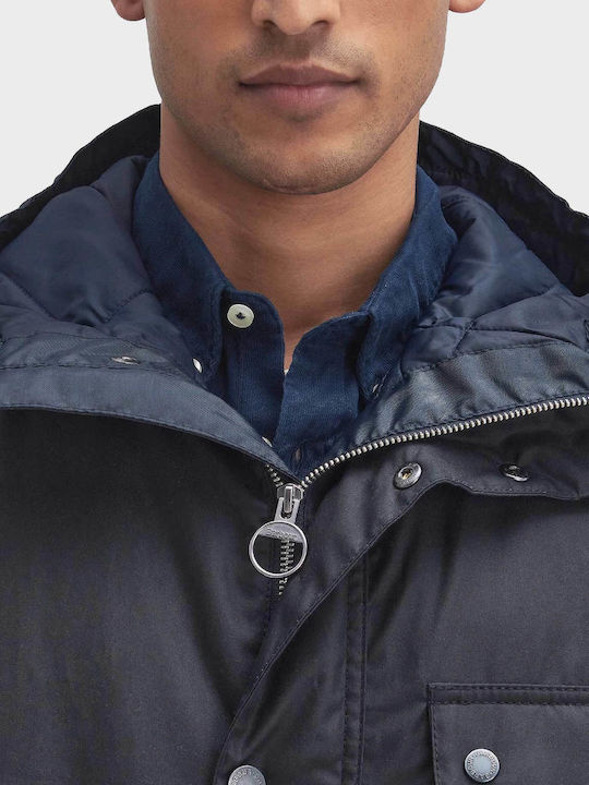 Barbour Jacket Parka Navy Blue